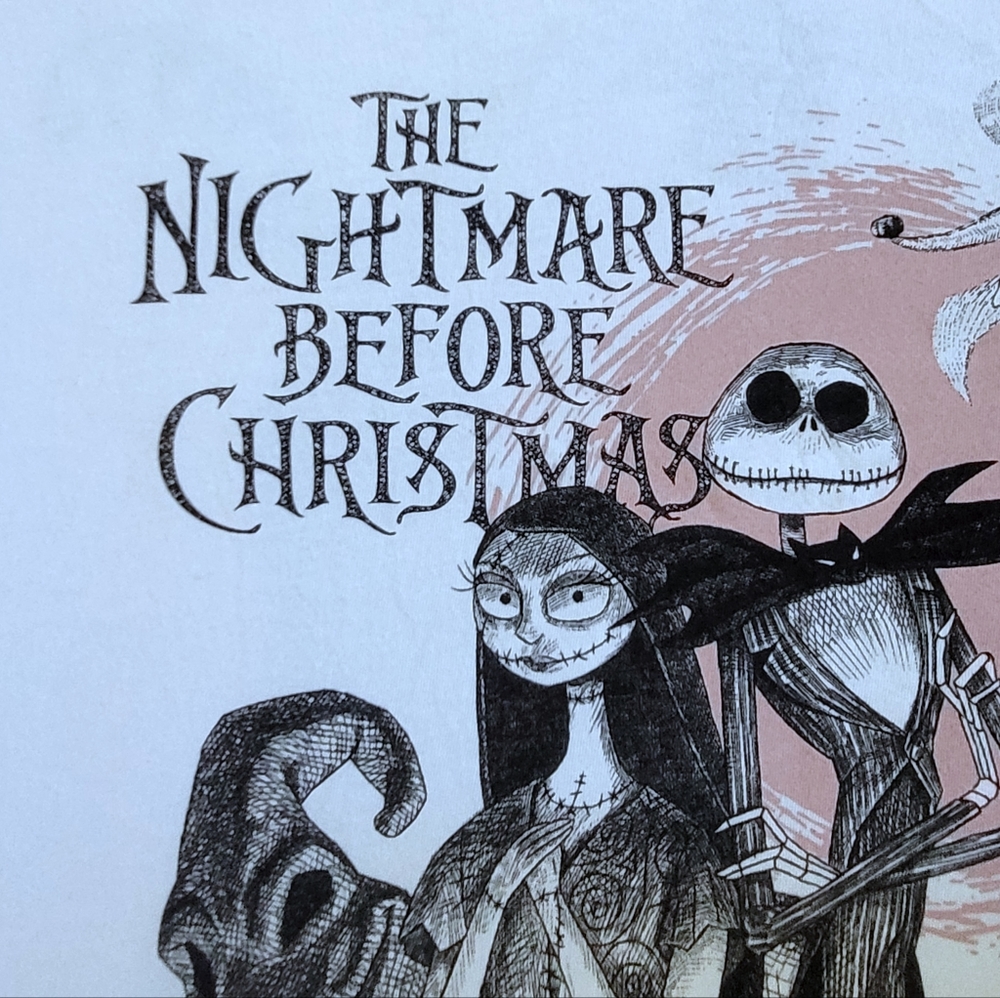 Tim Burton's The Nightmare😱 Before Christmas🎄 Graphic Tee👕 - NWT - Picture 12 of 15